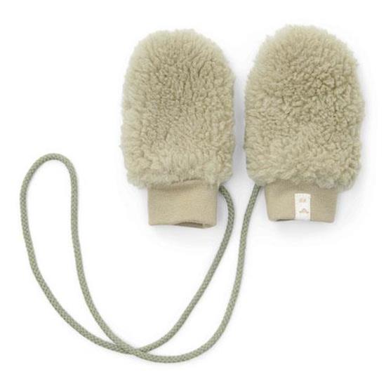 Picture of Teddy mittens Soft Green  - 3-9 months