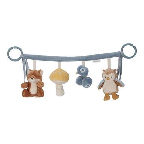 Stroller forest Garland, Chain for Stroller, Carseat selling Toy, Wooden Garland with squirrel, bear, hedgehog ,Pram Garland, Made in Ukraine