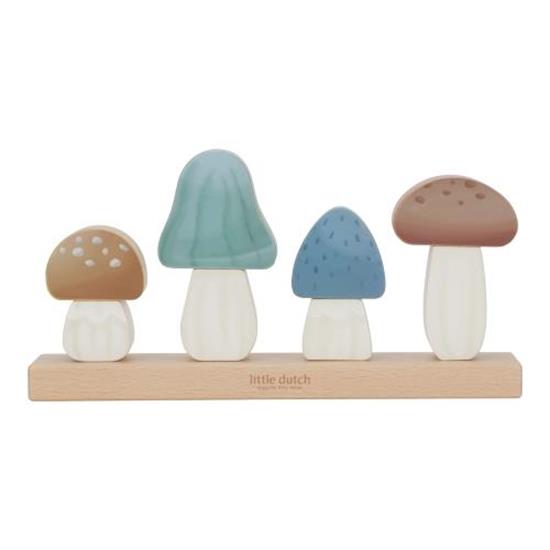 Picture of Stacking Puzzle Mushrooms - Forest Friends