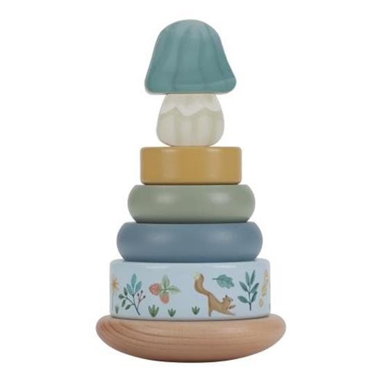 Picture of Rocking ring stacker wood - Forest Friends