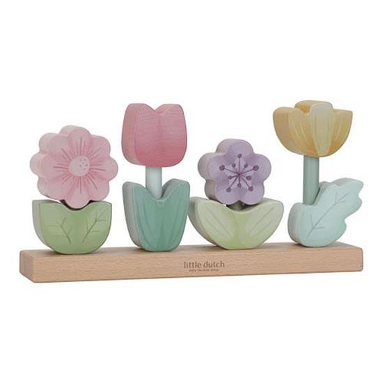 Picture of Stacking Puzzle Flowers - Fairy Garden