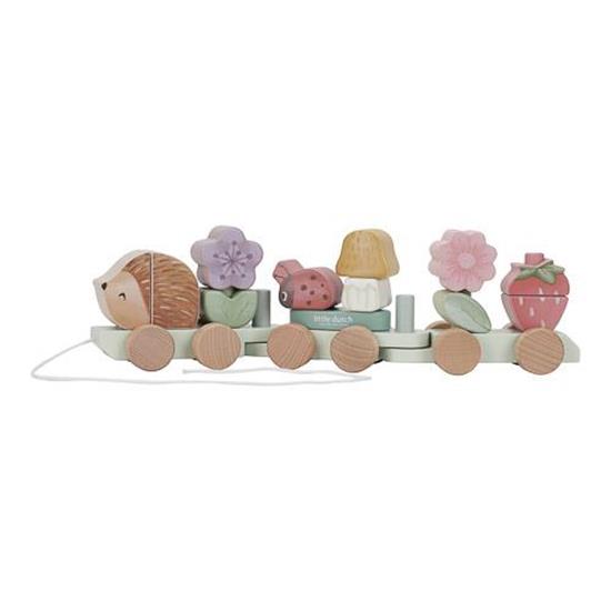 Picture of Stacking Train Hedgehog - Fairy Garden