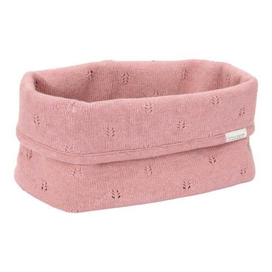 Panier de toilette grand tricot Pure Pink Blush