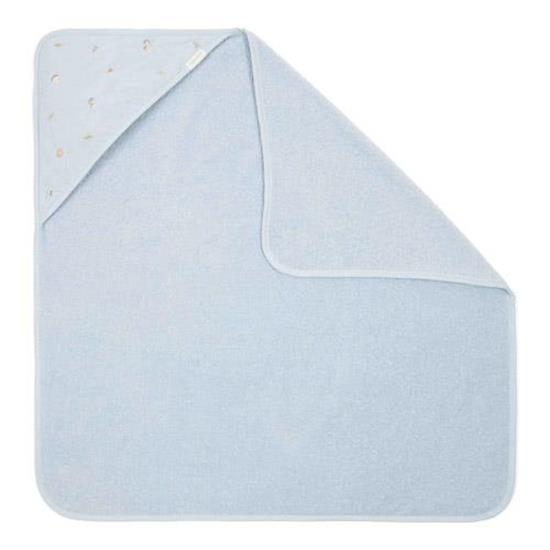 Picture of Hooded towel embroidered 75x75 cm Blue - 75x75 cm