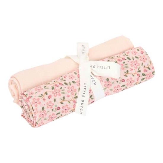 Afbeelding van Swaddle doeken hydrofiel 70 x 70 Fairy Floral & Blossom