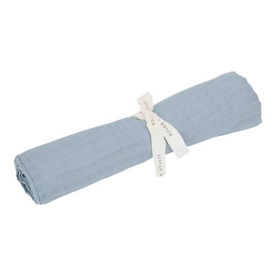 Picture of Swaddle muslin 120 x 120 cm Pure Denim Blue