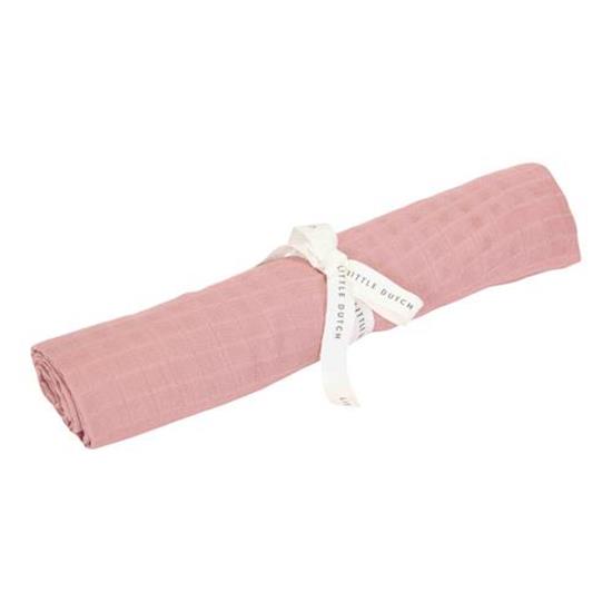 Maxi-lange swaddle mousseline 120 x 120 Pure Pink Blush 