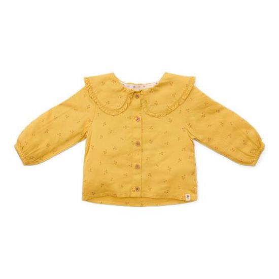 Afbeelding van Blouse Warm Yellow Blooming Flower - 80