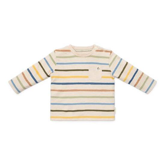 Afbeelding van T-shirt lange mouw Multi Stripe - 92