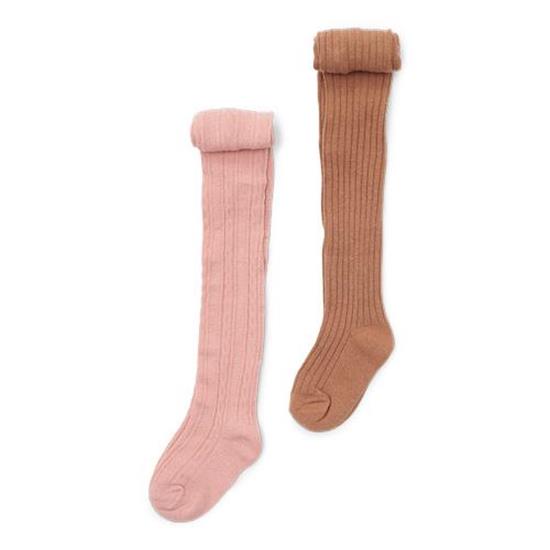 2-pack Strumpfhose Soft Rose - Brown - 86-92