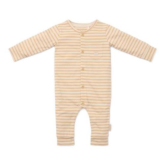 Einteilige Pyjamas Natural Stripes - 62/68