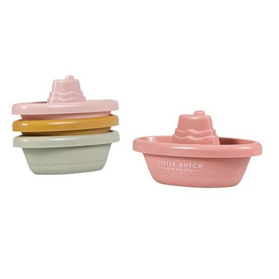 Picture of Stackable Bath Boats Pink