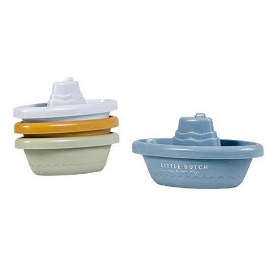 Picture of Stackable Bath Boats Blue