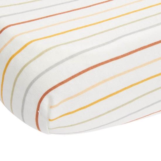 Picture of Fitted bassinet sheet Vintage Sunny Stripes