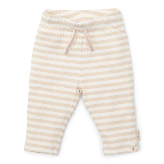 Afbeelding van Broekje Stripe Sand/White -74