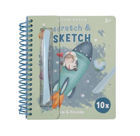 Picture of Scratch & sketch book Jim & Friends