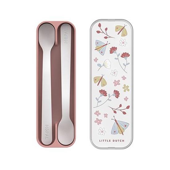 Picture of Feeding spoon set of 2 Flowers & Butterflies