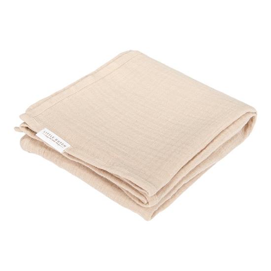 Maxi-lange swaddle 120 x 120 mousseline Beige