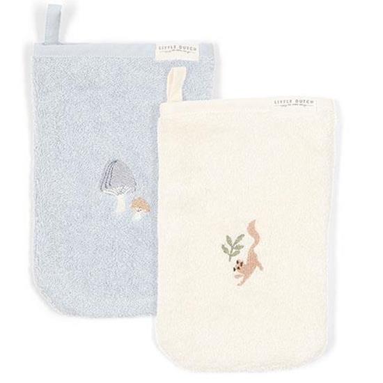 Picture of Washcloths set embroidered Forest Friends