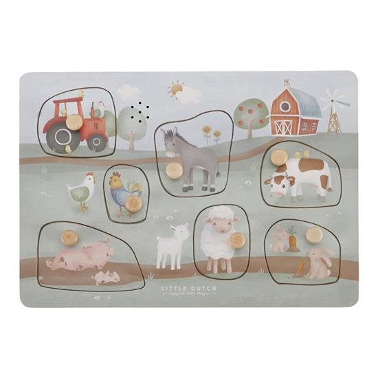 Afbeelding van Geluidenpuzzel Little Farm