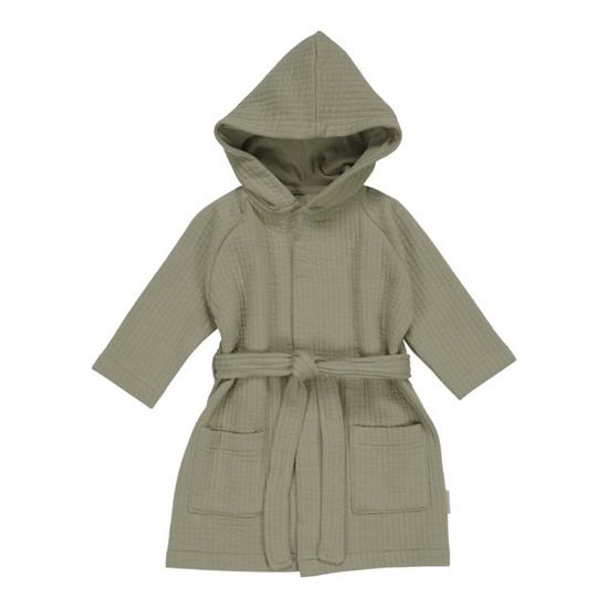 Baby-Bademantel Pure Olive - 86/92