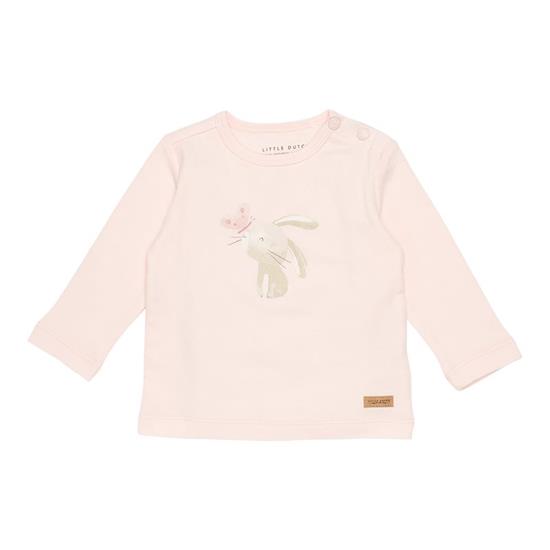 T-Shirt langärmlig Bunny Butterfly Pink - 50/56